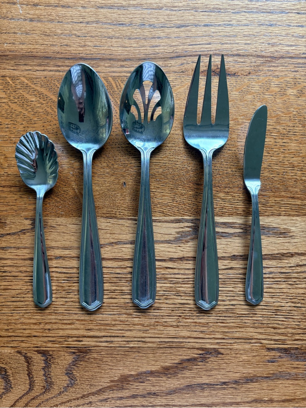 Reed & Barton Tarbor Stainless Steel 5 piece Hostess Set